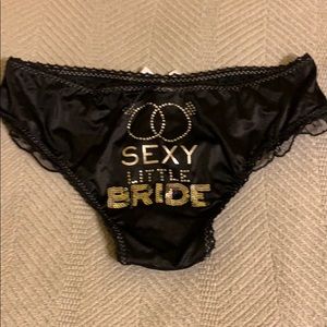 Victoria’s Secret sexy little bride black panties